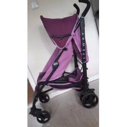 NEW Purple Chicco Litteway Pushchair