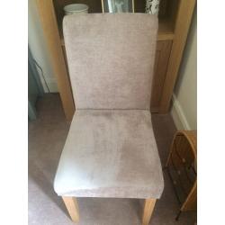 2 Chenille chairs