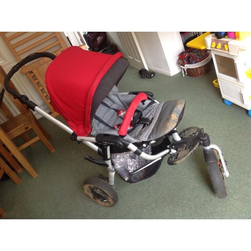 Jane Slalom Pro pushchair compatible with the Matrix light 2 travel system