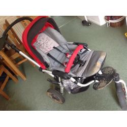 Jane Slalom Pro pushchair compatible with the Matrix light 2 travel system