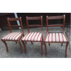 SET OF 3 DINING CHAIRS