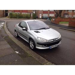 PEUGEOT 206 CC - Stylish convertible, clear HPI, low mileage