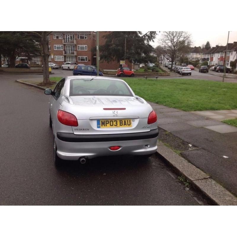 PEUGEOT 206 CC - Stylish convertible, clear HPI, low mileage