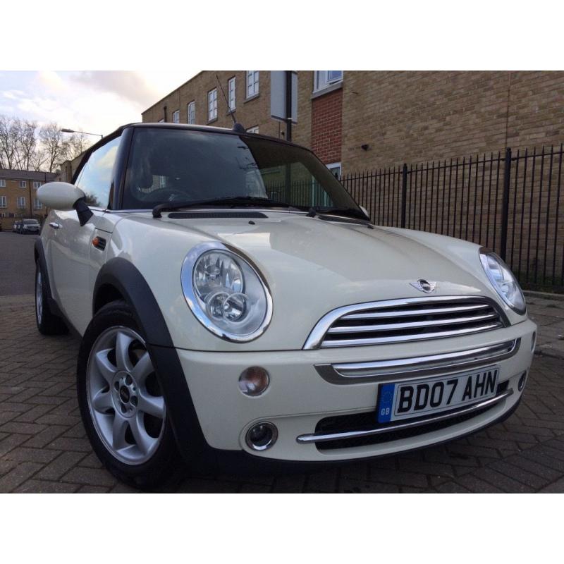 2007 07 MINI Convertible 1.6 Cooper 2dr FULL HPI CLEAR LONG YEAR MOT