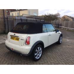 2007 07 MINI Convertible 1.6 Cooper 2dr FULL HPI CLEAR LONG YEAR MOT