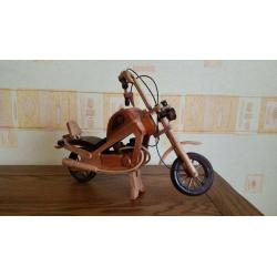 HARLEY DAVIDSON WOODEN CRAFT ORNAMENT