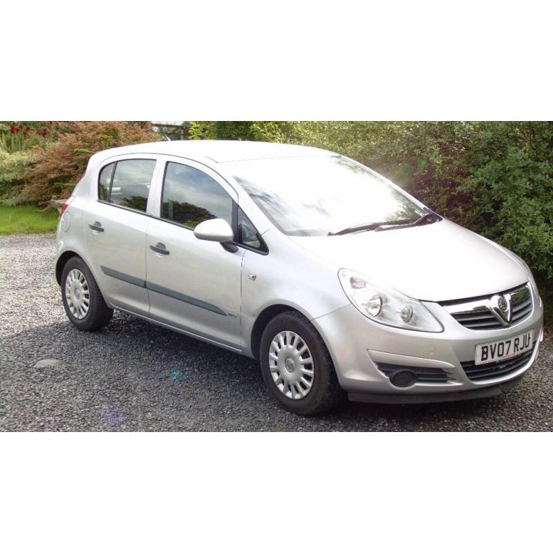 2007 Vauxhall Corsa 1.0, 5 door, excellent condition,