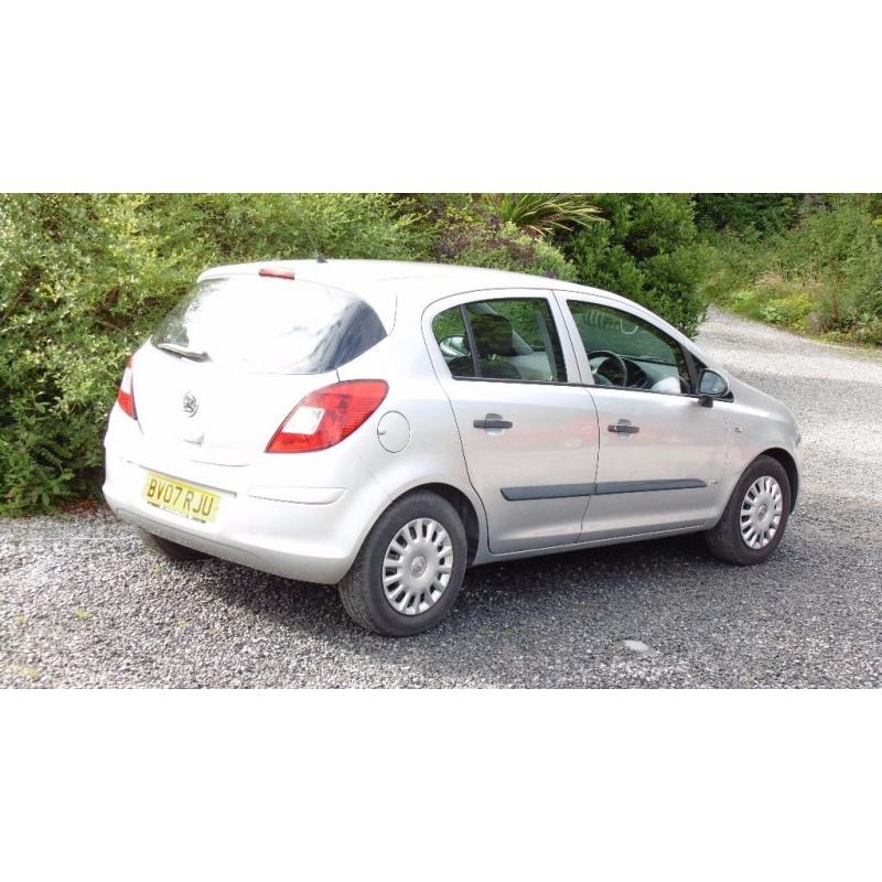 2007 Vauxhall Corsa 1.0, 5 door, excellent condition,