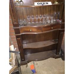 Wooden Mahogany Home Bar