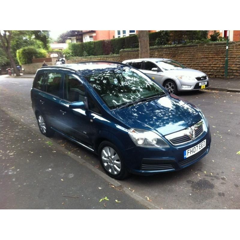 Vauxhall zafira 1.9cdti 120bhp 2007