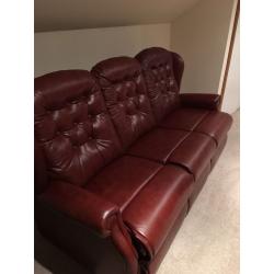 Leather sofa