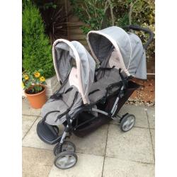 Graco double pushchair