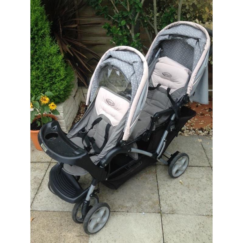 Graco double pushchair