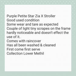 Purple Stroller