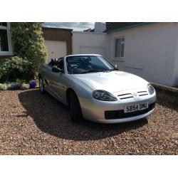 MG TF - 2004 Reg (54) - Silver/Navy Blue Soft Top - 1.6 - 114bhp Petrol - 42K