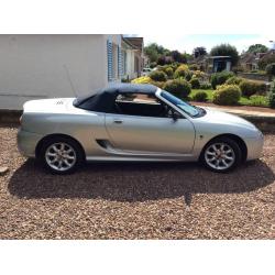 MG TF - 2004 Reg (54) - Silver/Navy Blue Soft Top - 1.6 - 114bhp Petrol - 42K