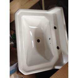 Basin - Victorian style pedestal bathroom basin