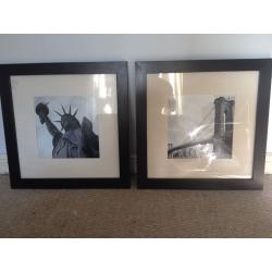 2 nice New York pictures black/white/cream