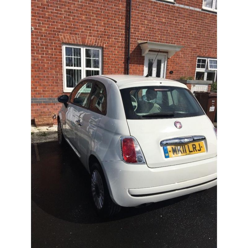 FIAT 500 POP 1.2 2011 PLATE 43K MILES