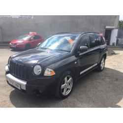 2007 Jeep Compass 2.0 CRD Limited Station Wagon 4x4 5dr/ Diesel / Only 1 Owner From NEW