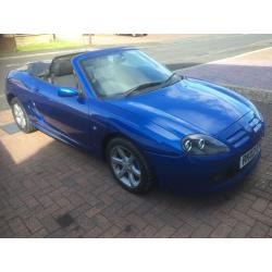 MGTF convertible electric blue 50 k miles. PHONE STEVIE. 07766742926