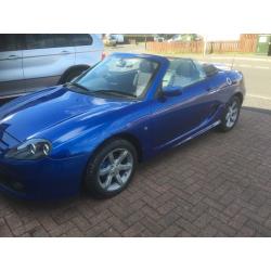 MGTF convertible electric blue 50 k miles. PHONE STEVIE. 07766742926