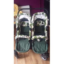 Double pram , stroller. Freestyle twins