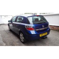 2007 VAUXHALL ASTRA 1.4 5 DOOR BLUE, LONG MOT, RECENT SERVICE AND NEW TYRES, TOWBAR