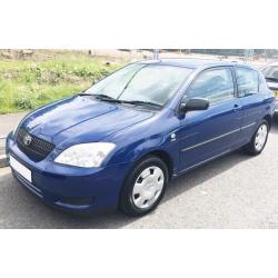 2004 Toyota Corolla 1.4 T2 Owned 10 Year 3 DOOR Long Mot Cheap Insurance Corsa Micra Yaris Golf aygo