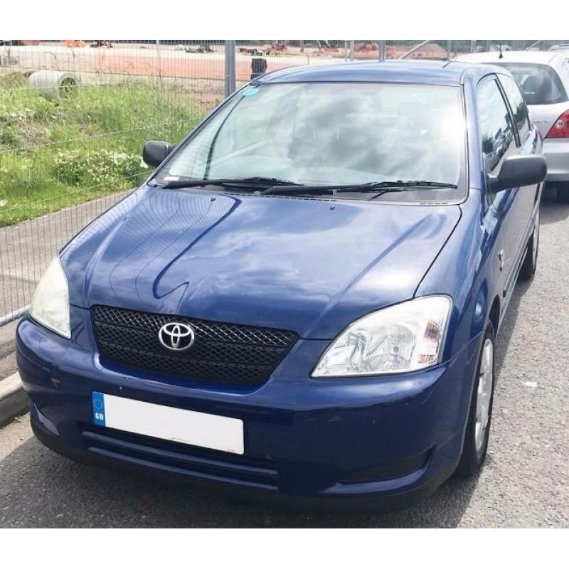 2004 Toyota Corolla 1.4 T2 Owned 10 Year 3 DOOR Long Mot Cheap Insurance Corsa Micra Yaris Golf aygo