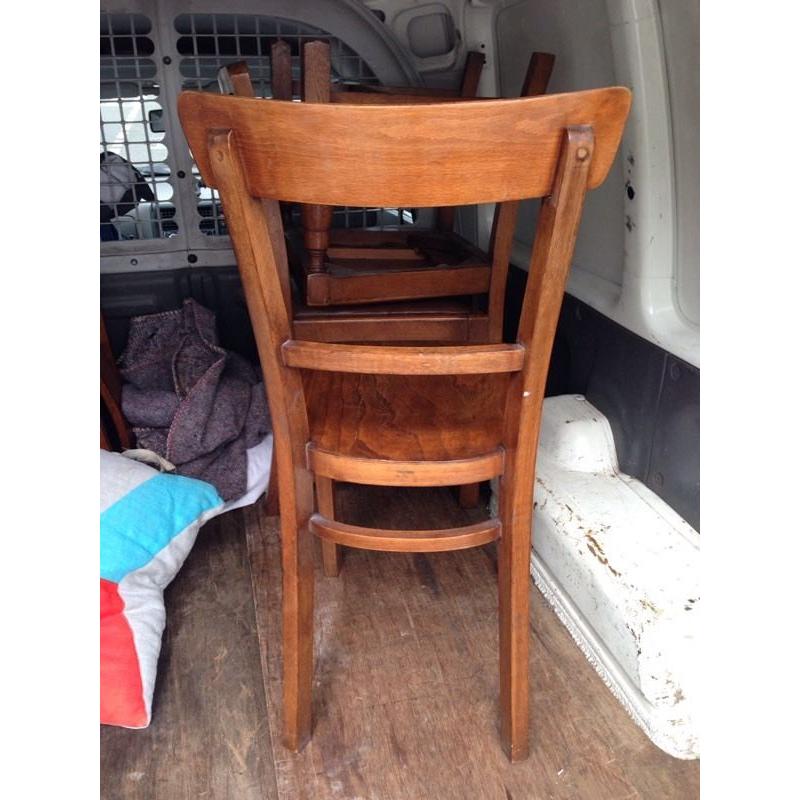 Bentwood wooden dining chair