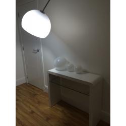 White High Gloss hall table