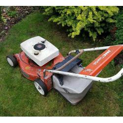 Petrol engine lawnmower