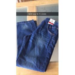 Boys jeans / shorts New age 9 to 11