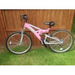 Trax TFS1 ladies full suspension 16" mountain bike