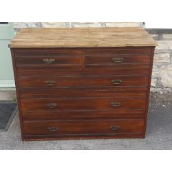 Large Victorian chest of drawers