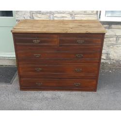 Large Victorian chest of drawers