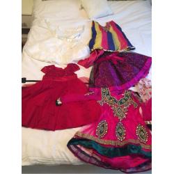 Gorgeous monsoon next Indian/Pakistani dresses some New/used bargain price 18-36 month