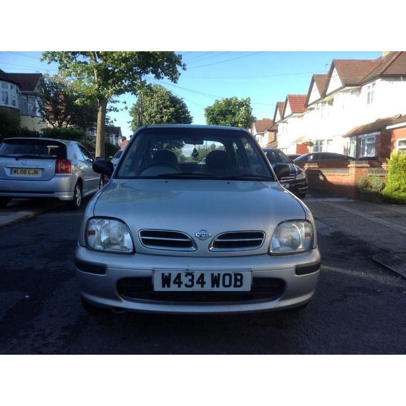 1 LITRE NISSAN MICRA , MOT TILL END OF SEPTEMBER 2016 , RUNS AND DRIVES EXCELLENT