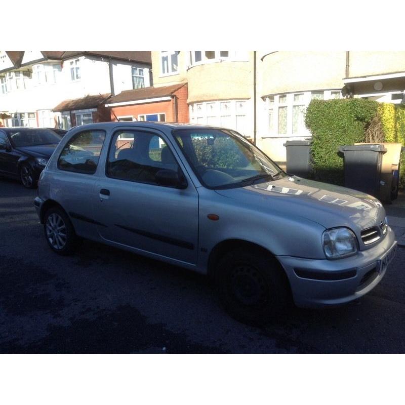 1 LITRE NISSAN MICRA , MOT TILL END OF SEPTEMBER 2016 , RUNS AND DRIVES EXCELLENT