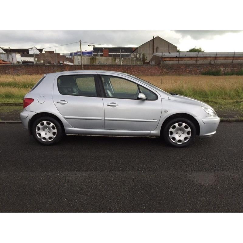 04 REG PEUGEOT 307 1.4 MOT 1 YEAR astra focus golf civic megane 206 c3