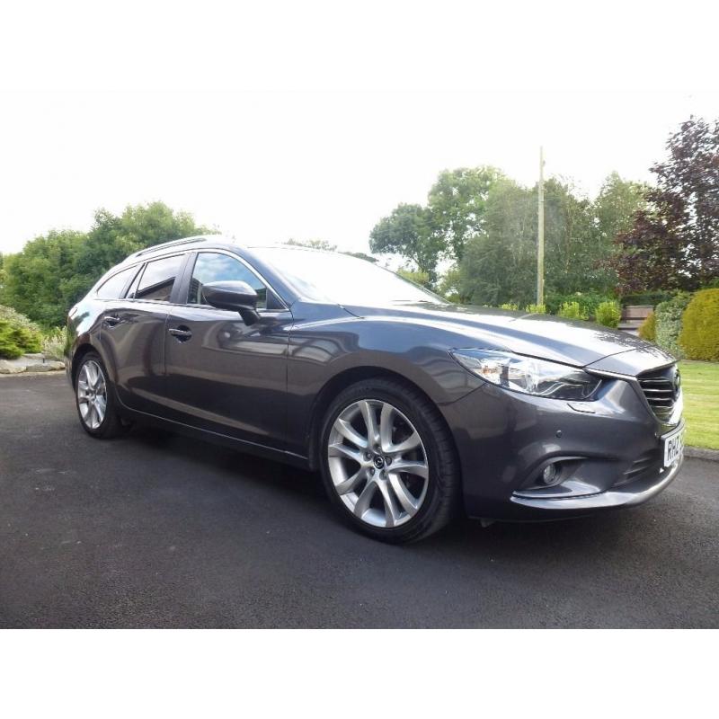 2013 (October) Mazda 6 Estate Diesel 175bhp Nav 6 Speed Manual