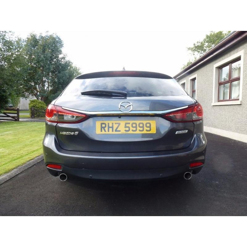 2013 (October) Mazda 6 Estate Diesel 175bhp Nav 6 Speed Manual