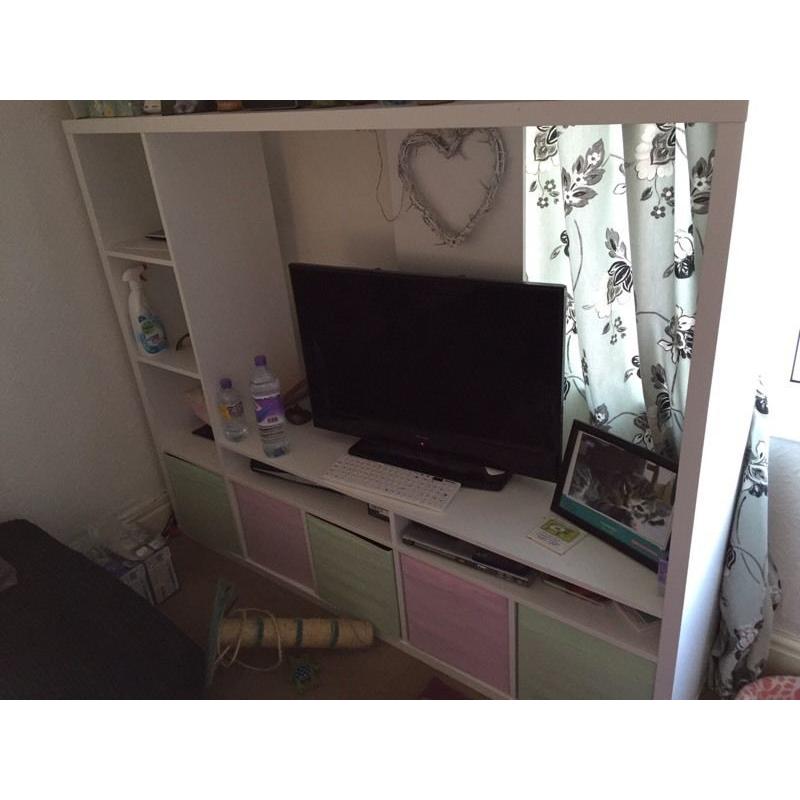 IKEA Lappland TV unit in white