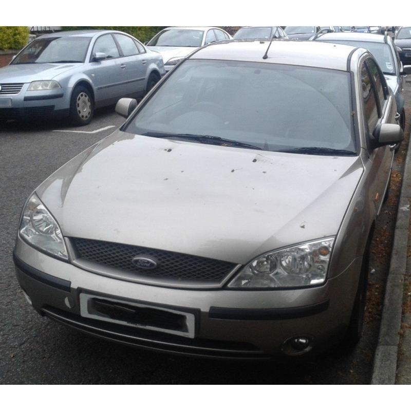 2002 Ford Mondeo 2.0 TDCI Ghia - 62,025 miles Genuine miles- 12 months MOT