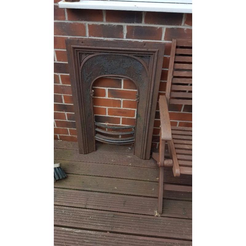 Cast iron fireplace