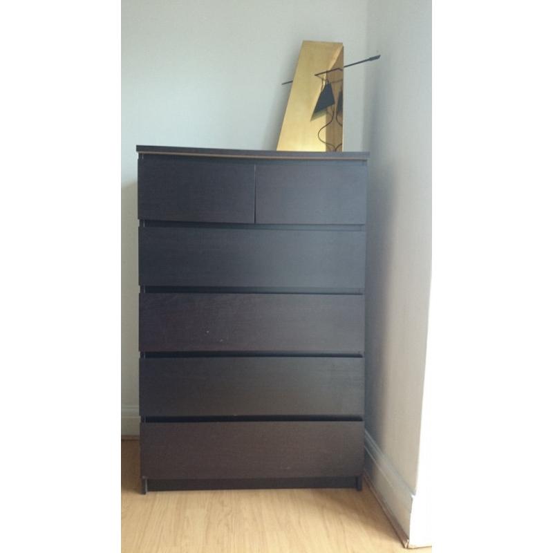 IKEA Malm chest of 4+2 and 4 drawers