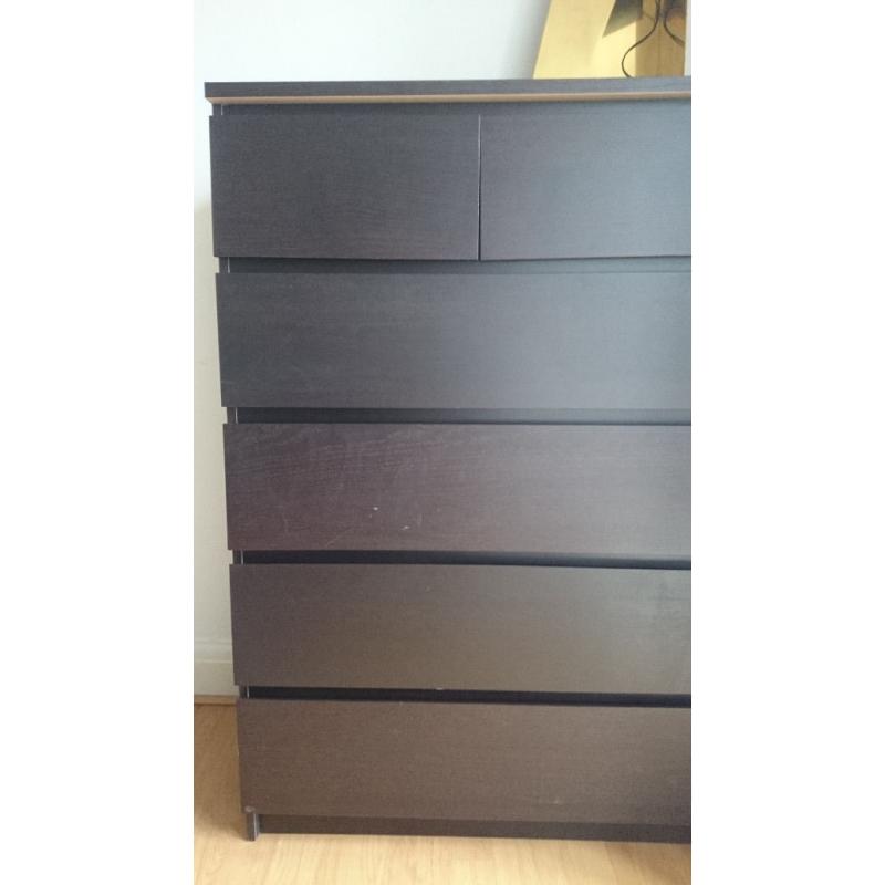 IKEA Malm chest of 4+2 and 4 drawers