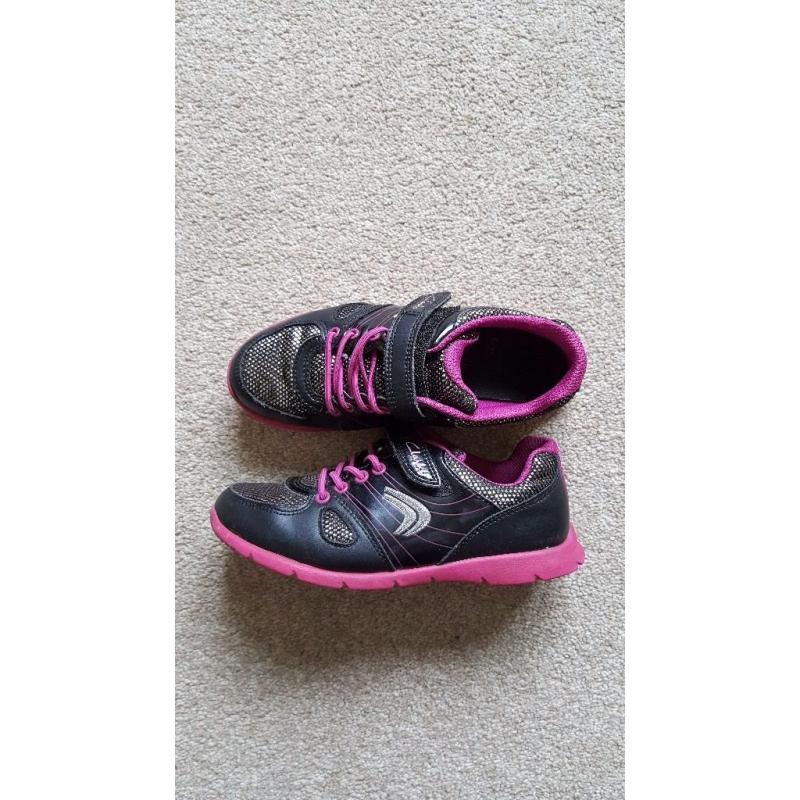 Girl's Clarks trainers size 12F