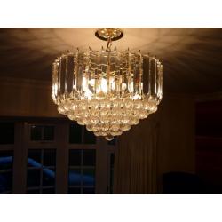 Large glass ball layered light